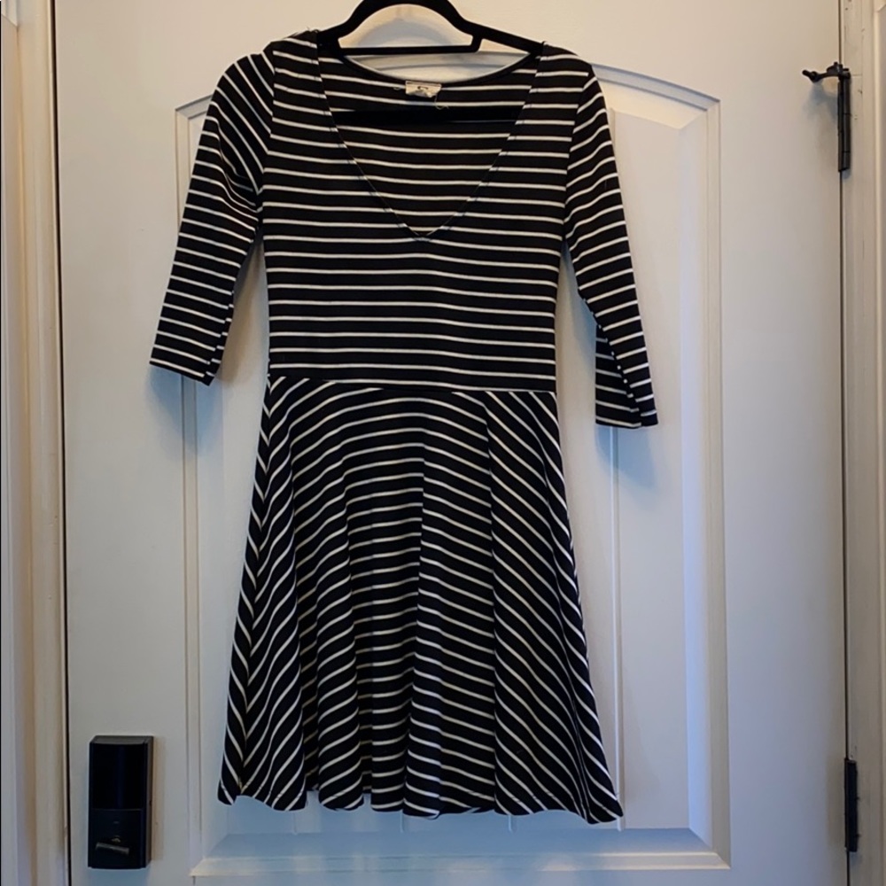 Striped Skater style dress